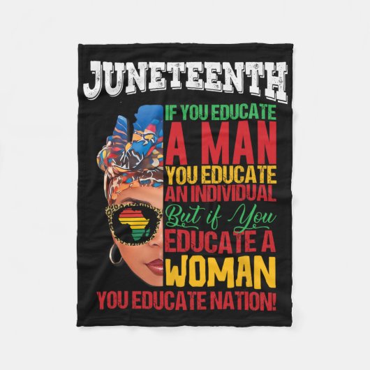 Junetetiende Fleece Deken (Voorkant)