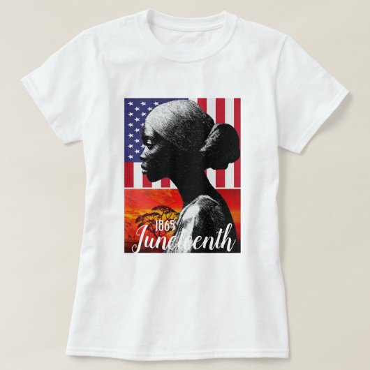 Junetetiende Freedom Celebration T-shirt (Design voorkant)