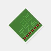 Junetetiende Green Celebration Napkins Servet (Hoek)