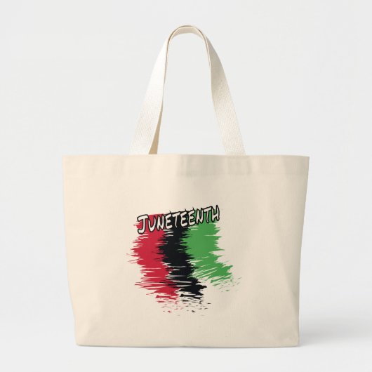 Junetetiende Grote Tote Bag (Voorkant)
