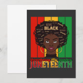 Junetetiende herdenking van mijn anker Girl Melani Kaart (Voorkant / Achterkant)