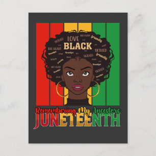 Junetetiende herdenking van mijn anker Girl Melani Uitnodiging Briefkaart