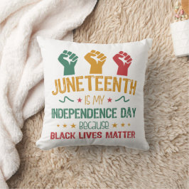 Junetetiende is mijn Onafhankelijkheidsdag Afrikaa Kussen