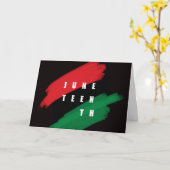 Junetetiende Kaart (Gele Bloem)