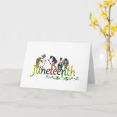 Junetetiende Kaart (Gele Bloem)