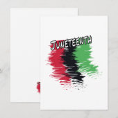 Junetetiende Kaart (Voorkant / Achterkant)