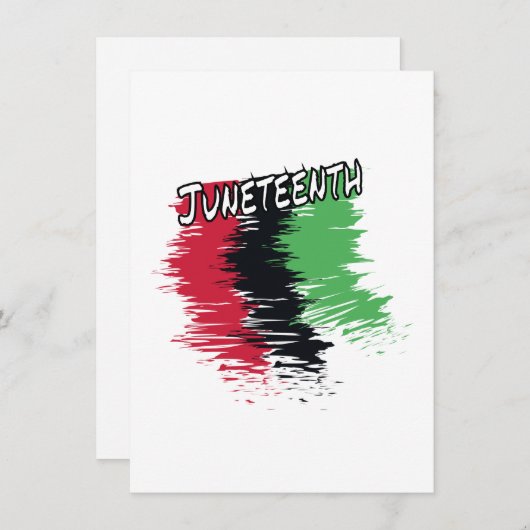 Junetetiende Kaart (Voorkant / Achterkant)