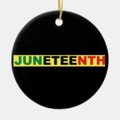 Junetetiende Keramisch Ornament (Voorkant)