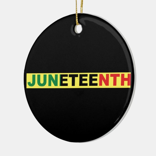 Junetetiende Keramisch Ornament (Links)