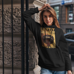 Junetetiende licht geMelaneerde Hella Black Melani Hoodie