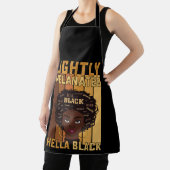 Junetetiende licht geMelaneerde Hella Black Melani Schort (Insitu)