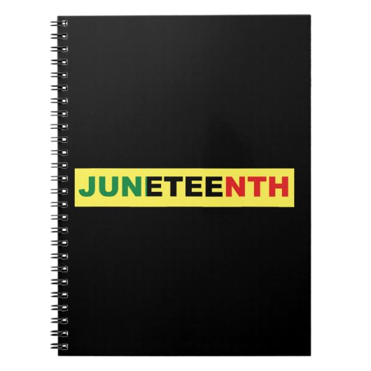 Junetetiende Notitieboek (Voorkant)