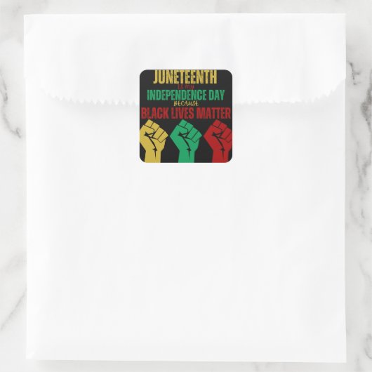 Junetetiende pan-Afrikaanse eerste Sticker (Tas)