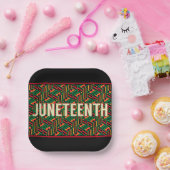 Junetetiende Papieren Bordje (Feest)