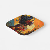 Junetetiende Papieren Bordje (Gebogen)