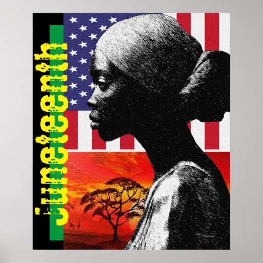 Junetetiende Poster (Voorkant)