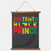 Junetetiende Prins vieren de zwarte vrijheid Hangend Wandkleed (Voorkant)