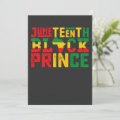 Junetetiende Prins vieren de zwarte vrijheid Kaart (Staand voorkant)