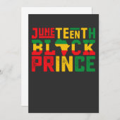 Junetetiende Prins vieren de zwarte vrijheid Kaart (Voorkant / Achterkant)