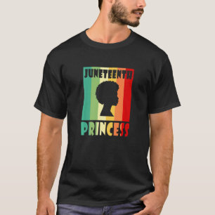 Junetetiende prinses gevierd zwart-vrijheidsAfrika T-shirt