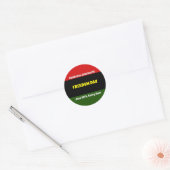 Junetetiende Ronde Sticker (Envelop)