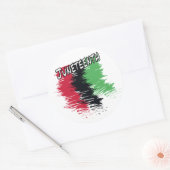 Junetetiende Ronde Sticker (Envelop)