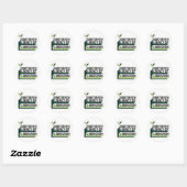 Junetetiende Ronde Sticker (Vel)