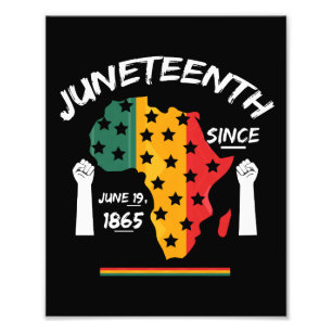 Junetetiende sinds 19 juni 1865 T-shirt Vrij Ish Foto Afdruk