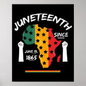 Junetetiende sinds 19 juni 1865 T-shirt Vrij Ish Poster (Voorkant)