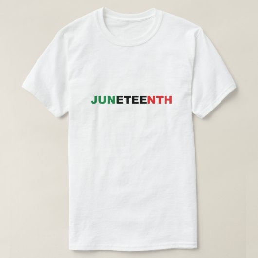Junetetiende T-shirt (Design voorkant)