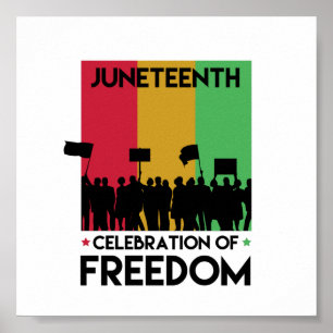 Junetetiende, Vrijheid van Afrikaanse Amerikanen. Poster
