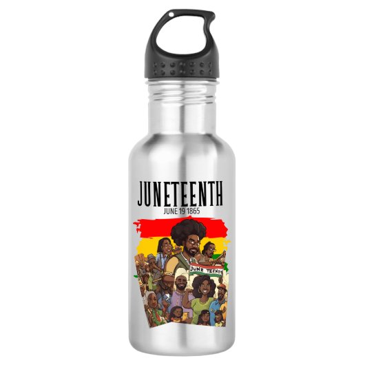 Junetetiende Waterfles (Voorkant)