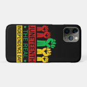 Junetetiende Word Art Pan Africa Colours Case-Mate iPhone Case (Achterkant (horizontaal))