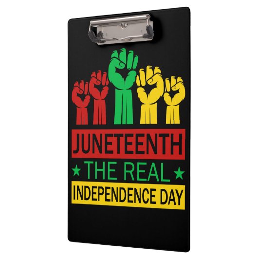 Junetetiende Word Art Pan Africa Colours Klembord (Links)