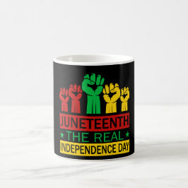 Junetetiende Word Art Pan Africa Colours Koffiemok