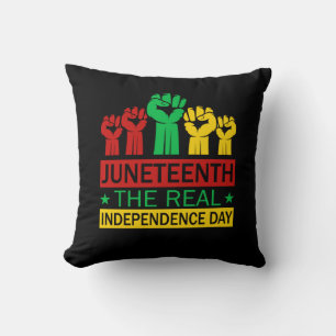 Junetetiende Word Art Pan Africa Colours Kussen