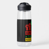 Junetetiende Word Art Pan Africa Colours Waterfles (Voorkant)