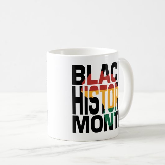 Junetetiende zwarte geschiedenismaand koffiemok (Voorkant rechts)