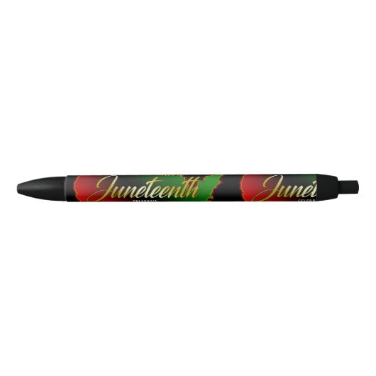 Junetetiende Zwarte Inkt Pen (Voorkant)