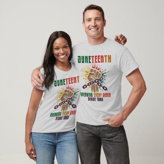 Junetheenth - Zwarte Geschiedenis T-shirt (Unisex)