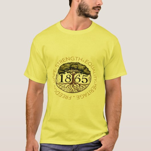 JUNETIENDE 1865 VRIJHEIDSBOOM T-SHIRT (Voorkant)