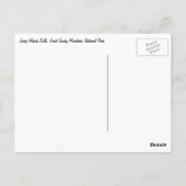 Juney Whank Falls at Smoky Mountains Briefkaart (Achterkant)