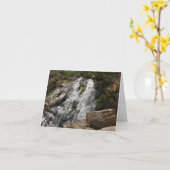 Juney Whank-waterval in de Smoky Mountains Kaart (Gele Bloem)