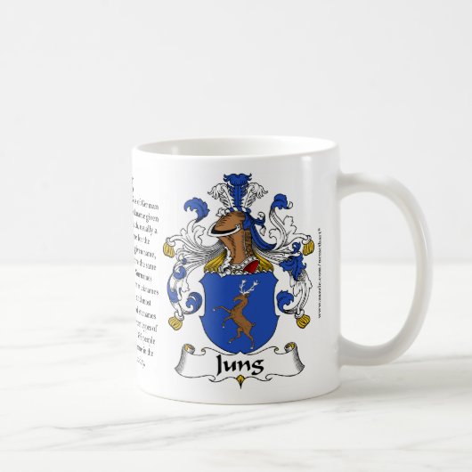 Jung Family Coat of Arms Mok (Rechts)