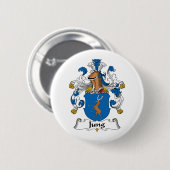 Jung Family Crest Ronde Button 5,7 Cm (Voorkant /achterkant)