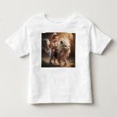 Junge auf Fabelwesen Kinder Shirts (Voorkant)