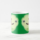 Junge Fußballspieler mit Ball Koffiemok (Center)