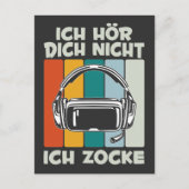 Jungen Zocker Gamer Video-spiel Zocken Briefkaart (Voorkant)