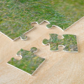 junger deutscher Schäferhund im Lauf Legpuzzel (Zijkant)