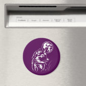 junger träumender Wolf Magnet (Insitu (Vaatwasser))